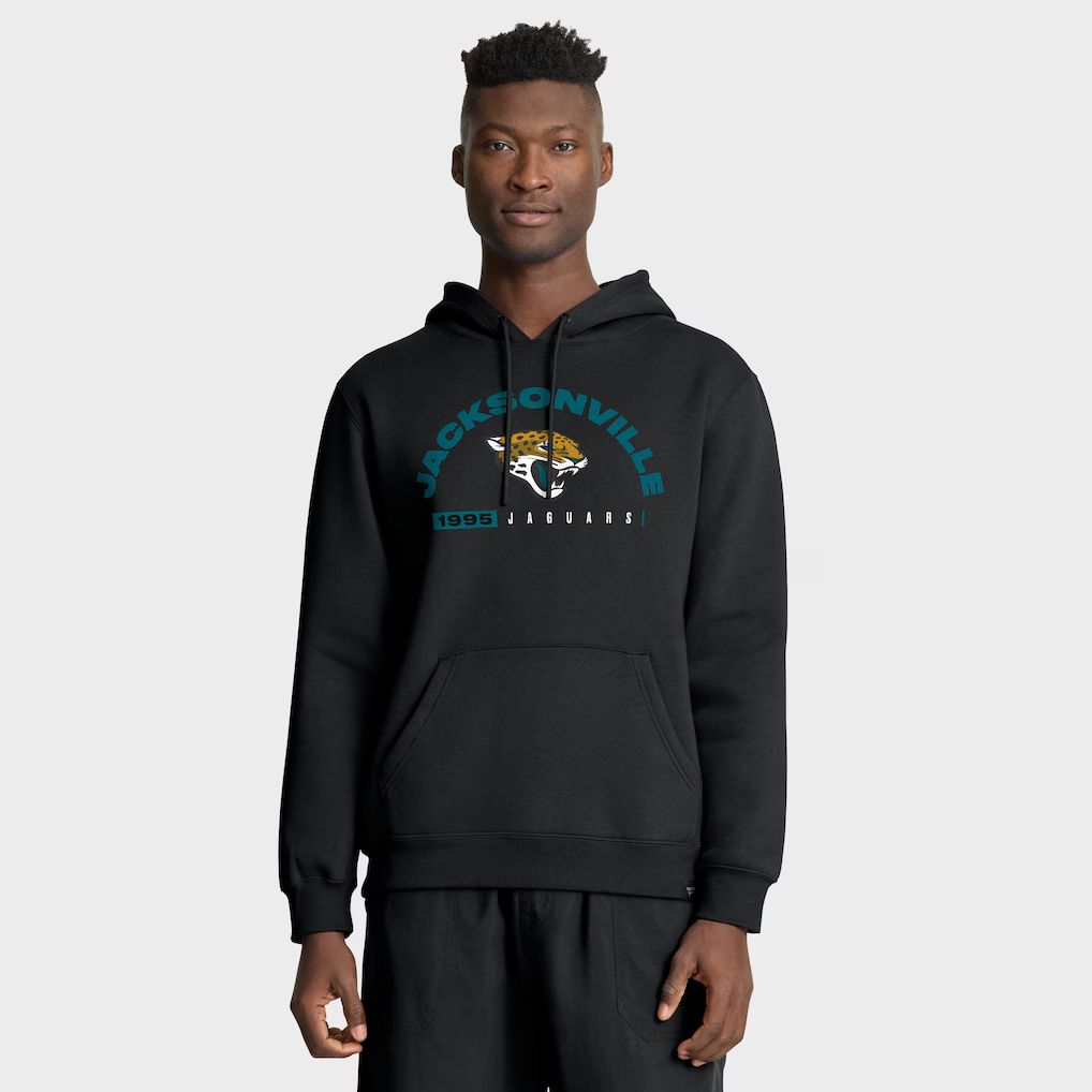 Men 2026 NFL Jacksonville Jaguars black Hoodie hooded style 01->jacksonville jaguars->NFL Jersey